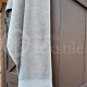 Cotton terry towel grey